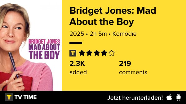 Zeit für Filme🤩Immer wieder schön, liebgewonnene Figuren wiederzutreffen. Das Buch war schon schön, der Film passt auch gut. Mochte ich sehr😊 tvtime.com/r/3cgps