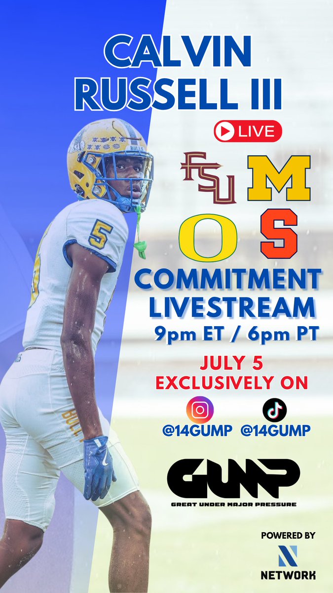JGnetworkCEO's tweet image. Who you got tonite? 9 PM EST / 6 PM PST @14gump_  | @oregonfootball @CuseFootball @UMichFootball @FSUFootball