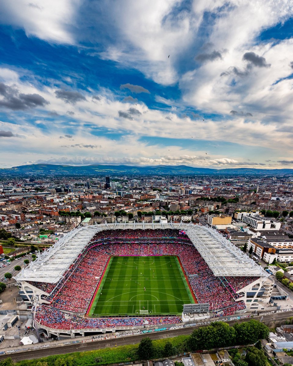 The Peoples' Republic took over the capital today. Class photo here shows how Cork fans packed Croke Park to watch the Rebels rout the Dubs. Good luck getting a ticket to the final.

📸 <a href="/aerial_ie/">Aerial.ie</a>