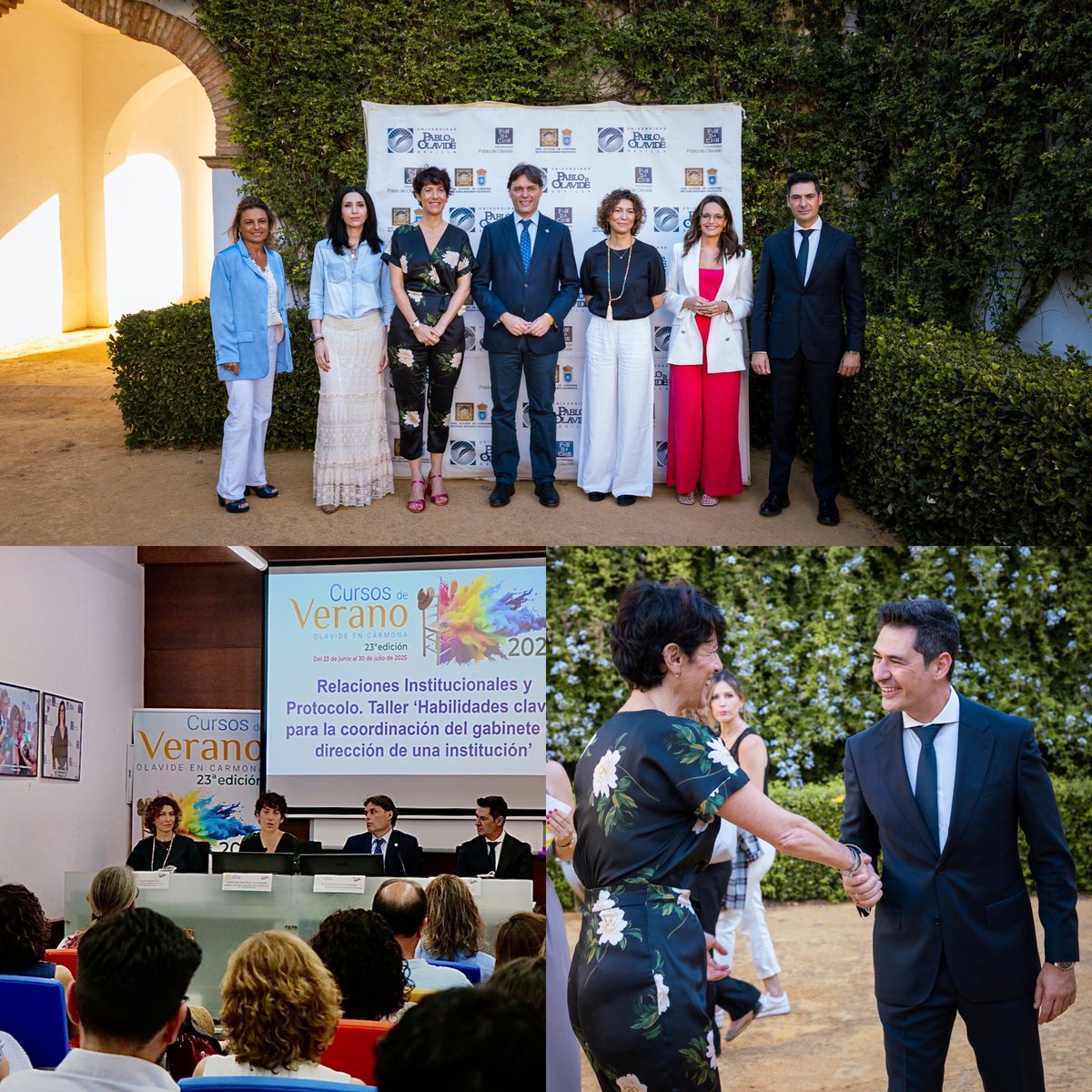 Gran día pasamos el jueves en II Edición del Seminario Relaciones Institucionales y Protocolo, dentro de los Cursos de Verano de <a href="/olavidecarmona/">Olavide en Carmona</a> . 
Hablando de #protocolo #relacionesinstitucionales 
<a href="/pablodeolavide/">Pablo de Olavide</a> 
upo.es/formacionperma…