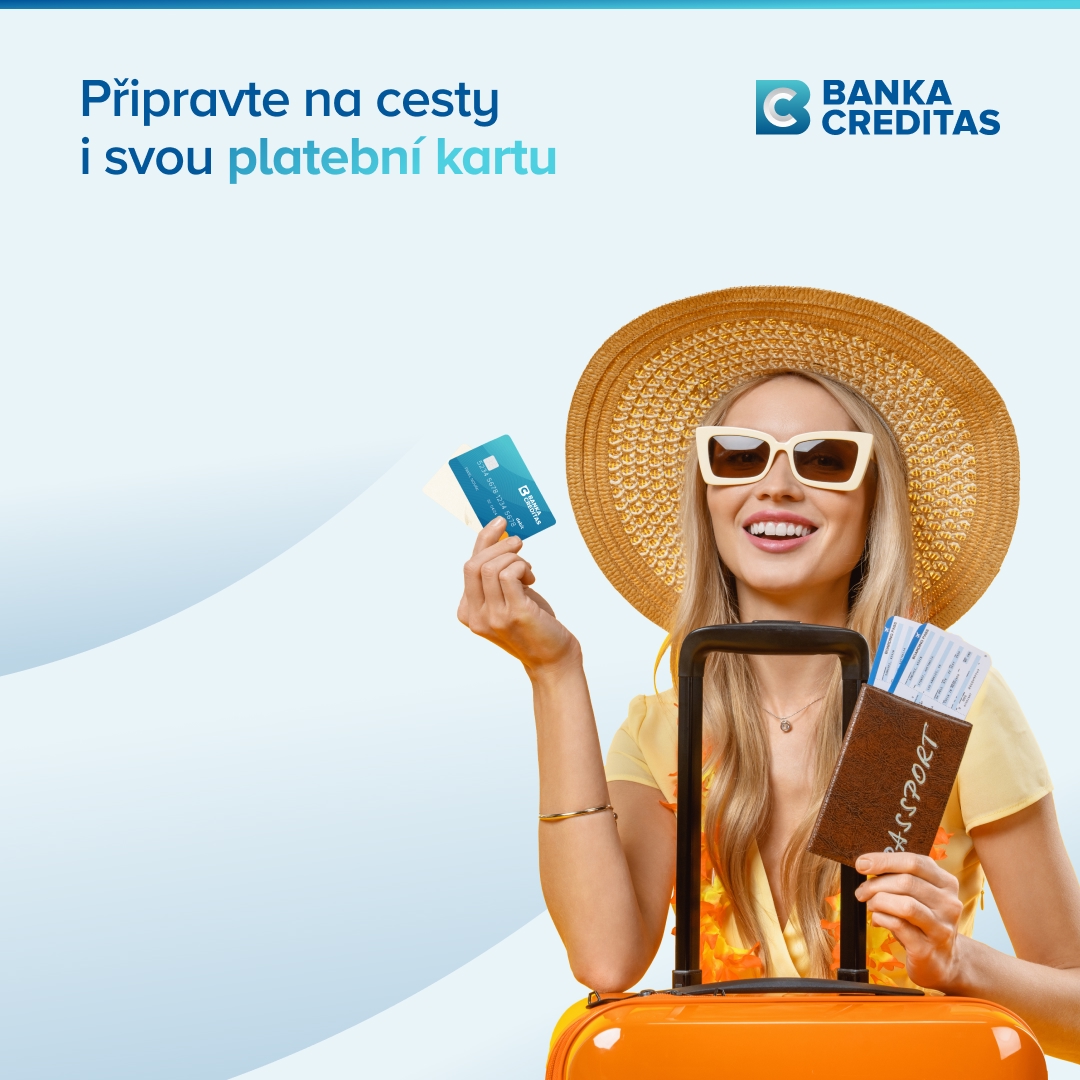 📲 Před dovolenou kartu přidejte do mobilní peněženky, nastavte si notifikace a limity odpovídající výdajům. Plastovou kartu noste bezpečně uloženou a používejte ji co nejméně.

👉 Zjistěte, jak kartu zablokovat. Uložte si číslo na linku banky.

#bankacreditas #radynacestu