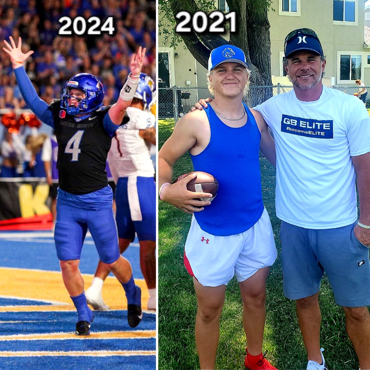 Boise State Broncos QB Maddux Madsen. 
Long-time participant in QB Elite trainings.  STUD!

#becomeELITE