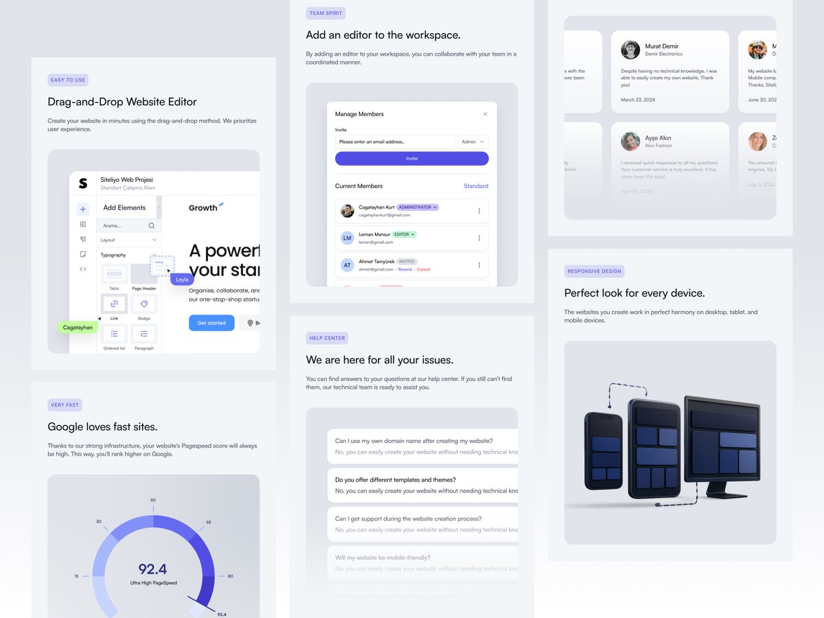 Cagatayhan (@kurtcagatayhan) on Twitter photo Siteliyo | Website Builder Onboarding Cards
➤ Built with 🩶 by <a href="/beewstudio/">Beew - Design Agency</a>
#ui #ux #design #website #agency #saas Siteliyo | Website Builder Onboarding Cards
➤ Built with 🩶 by <a href="/beewstudio/">Beew - Design Agency</a>
#ui #ux #design #website #agency #saas