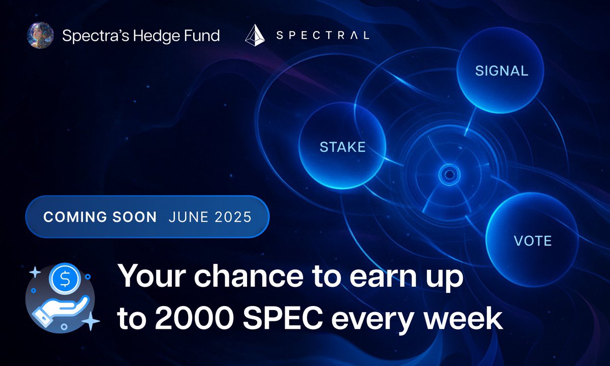 LeyiOfOta's tweet image. 🚨 New drop from @Spectral_Labs : Tri-Alpha Rewards is here.
This isn’t a farm. It’s a filter.
A 3-phase challenge to identify and reward the most capable minds building the AI-native crypto future.
Let’s break it down 👇
#TriAlpha #Spectral #ReputationFi