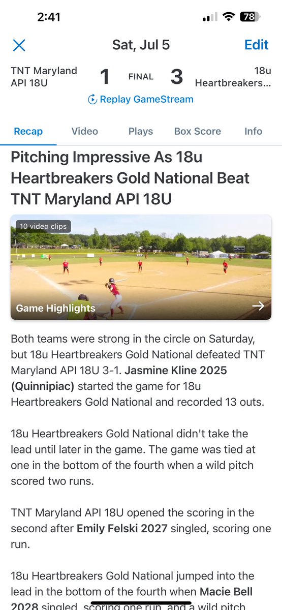 Earl Edwards (@ej5252) on Twitter photo Finished 2-1 today at TNT Summer Showcase! We finished the Showcase part in the A Bracket 6-1 in 3 days! On to the 16 Team Power Pool tomorrow at 9:30am Field #4💪💔 <a href="/TNTTournaments/">TNT Tournaments</a> Finished 2-1 today at TNT Summer Showcase! We finished the Showcase part in the A Bracket 6-1 in 3 days! On to the 16 Team Power Pool tomorrow at 9:30am Field #4💪💔 <a href="/TNTTournaments/">TNT Tournaments</a>
