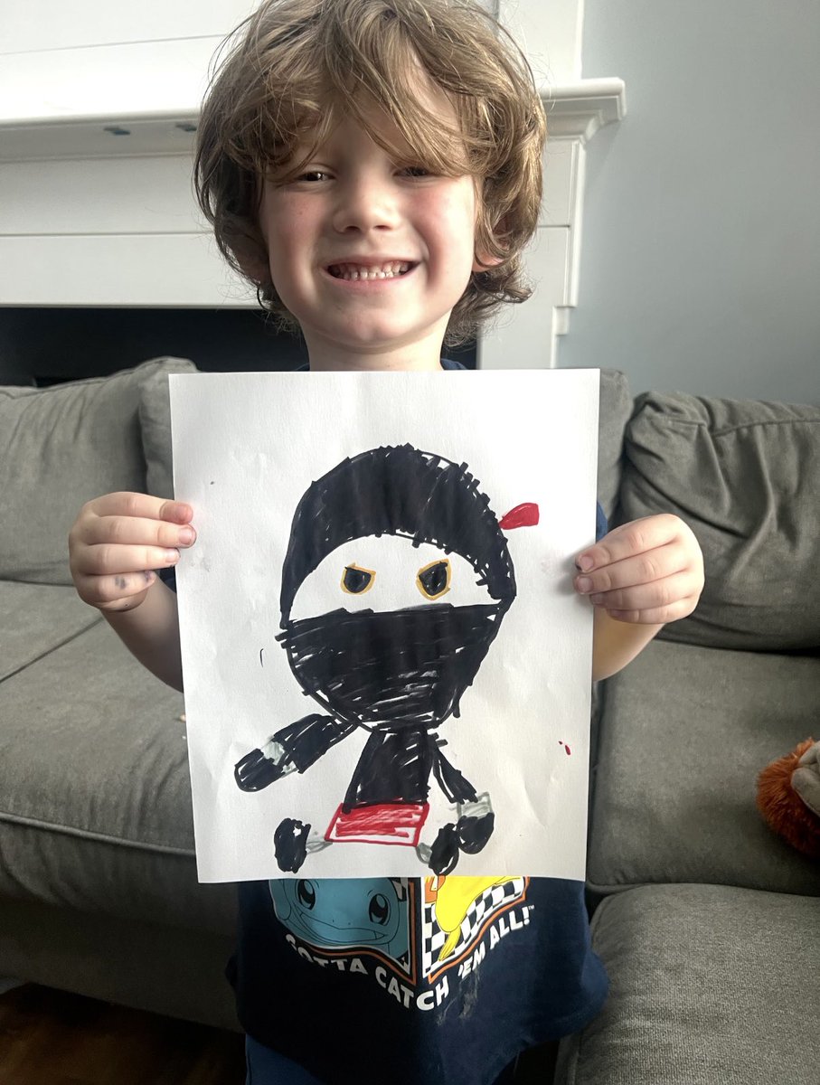 Chels (@chelscmess) on Twitter photo I don’t know if we ever shared this! But this is Finn’s <a href="/veefriends/">VeeFriends</a> notorious ninja drawing for the Gold Gary Bee sweepstakes 🥹🖤 I don’t know if we ever shared this! But this is Finn’s <a href="/veefriends/">VeeFriends</a> notorious ninja drawing for the Gold Gary Bee sweepstakes 🥹🖤