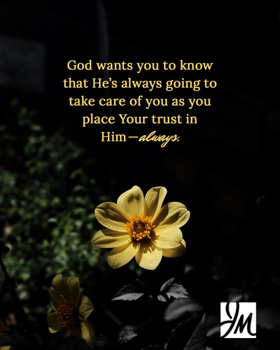 JoyceMeyer's tweet image. When you're tempted to worry—when your faith feels weak and you feel fear trying to hold you back from believing that God has anything but good things in store for your future—I encourage you to meditate on these words from God.

He has said, “I will never [under any…