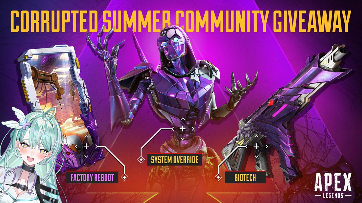Bluebell.EVE ๐๐ Specialite EN (@bluebell_eveexe) on Twitter photo ๐ชธ APEX LEGENDS SUMMER GIVEAWAY! ๐๏ธ
How to join:
๐ Must be following me (<a href="/Bluebell_EVEEXE/">Bluebell.EVE ๐๐ Specialite EN</a>) & <a href="/PlayApex/">Apex Legends</a>!
โ๏ธ Like & RT this post!๐ซถ๐ป
๐น Tag the teammate that's ressed you the most this season! ๐คญ๐ฉต
Winner will be announced July 10th @ 10 PM EST! ๐ซ ๐ชธ APEX LEGENDS SUMMER GIVEAWAY! ๐๏ธ
How to join:
๐ Must be following me (<a href="/Bluebell_EVEEXE/">Bluebell.EVE ๐๐ Specialite EN</a>) & <a href="/PlayApex/">Apex Legends</a>!
โ๏ธ Like & RT this post!๐ซถ๐ป
๐น Tag the teammate that's ressed you the most this season! ๐คญ๐ฉต
Winner will be announced July 10th @ 10 PM EST! ๐ซ