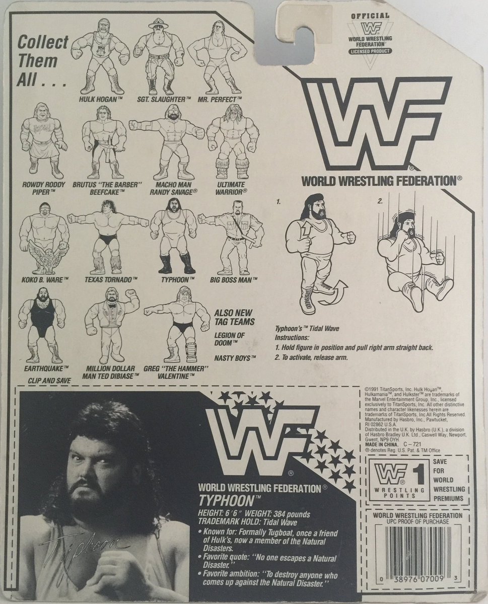 wrestlingtoytracker.com

Typhoon Series 3

#WWF #WWE #Vintage #Hasbro #WrestlingCommunity