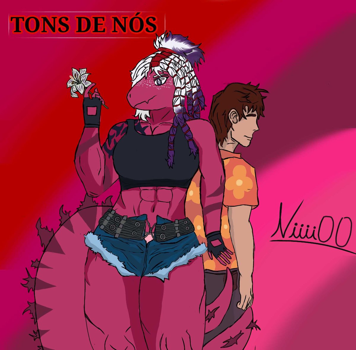 TonsdeNos's tweet image. Sylvilla as Revy (Black Lagoon)
🎨by @/My_existence on our Discord server