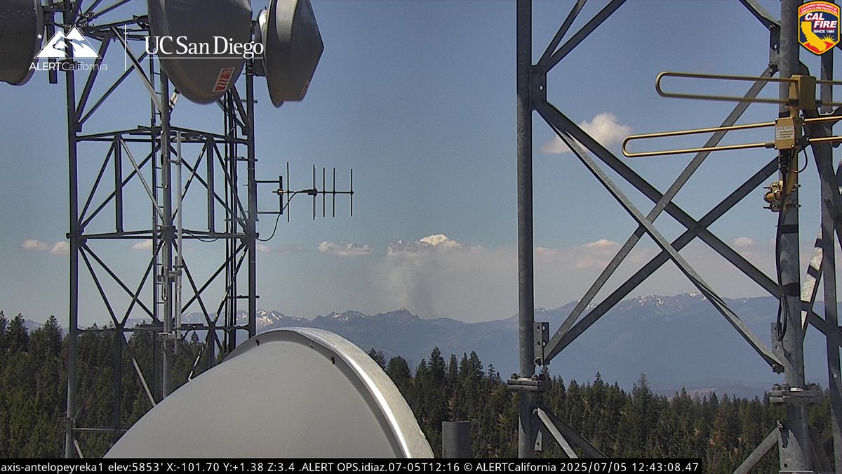 KernFiregraph's tweet image. #SummitFire the fire is now 250+ acres, and is currently Pyrocu. The lightning Fires are waking up.

#NoNameFire is now 3.6 acres.