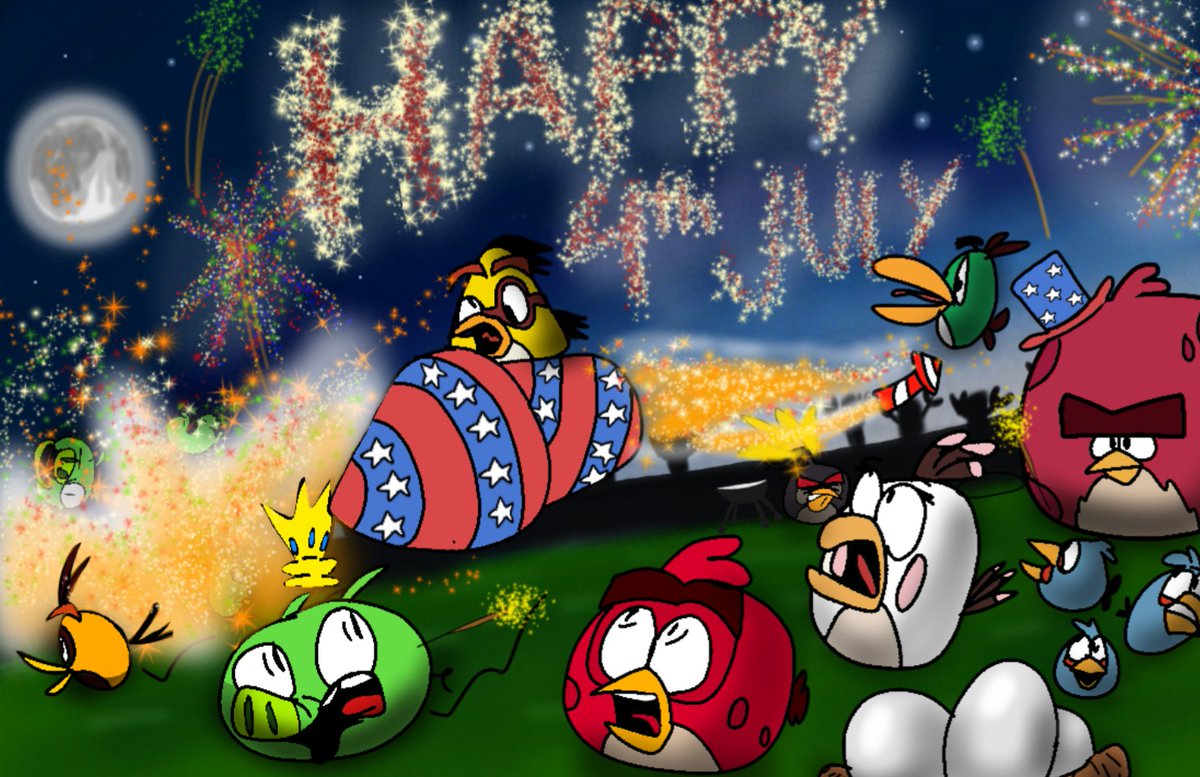 TABD132005's tweet image. Happy (late) 4th of July and freedom celebrates of fireworks🇺🇸
.
.
#happy4thofjuly🇺🇸 #angrybirds #angrybirdsart #angrybirdsfanart