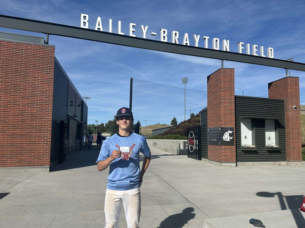 Special Shout out to our Palouse Summer Series MVP’s!!  
Colby Stice
Against the Crew Black 16U 
He slashed 3-4 with 4 RBI’s and 2 Runs helping us mount a comeback down 8-3 in the bottom of the 4th!!
Christian Peterson
Against the Sluggers 16U
He slashed 3-5 with and RBI, Run, SB