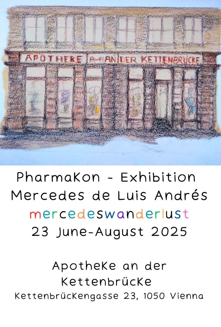 Pharmakon: what heals you, can also hurt you. You have to put something of your own heart into it to give it to others. And so, the texture becomes similar to tenderness.
Pastel&amp;Watercolour
23.06-30.08, Vienna.