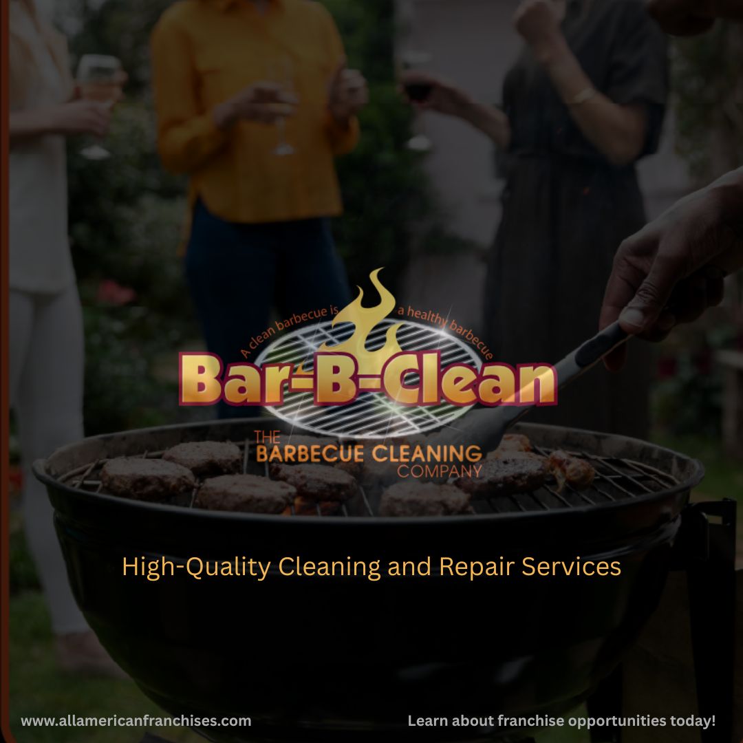 allamericanfnse's tweet image. Bar-B-Clean: Your Ultimate BBQ Cleaning Solution!
Generate substantial profits by cleaning grills and barbecues, as this franchise boasts an impressive 83.55% gross profit margin!
#franchisefit