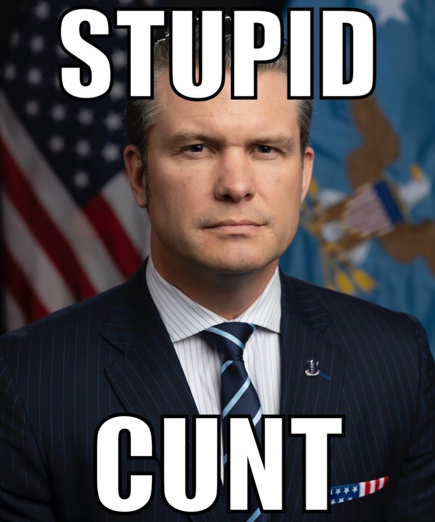 Pete Hegseth.

No further comment needed.