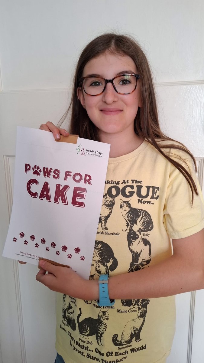 Sheriff_Nottm's tweet image. CAKE SALE
Sunday 6th July
2pm to 3pm!
This young girl is raising money to support the charity Hearing Dogs for Deaf People. She’s baked some delicious cakes.
Cakes 50p to £1 each!
Outside 35 Charlbury Road, Wollaton. Please come along and support this great charity. Thank you.
