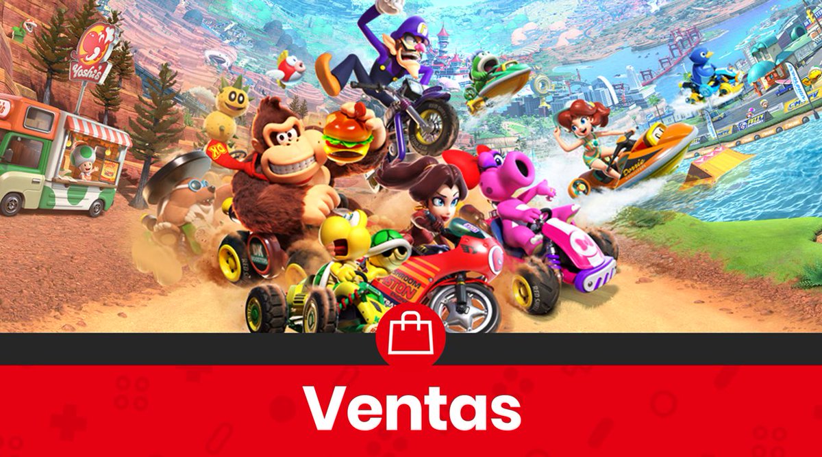 Mario Kart World y Nintendo Switch Sports coronan los tops ventas del momento en las eShop de Nintendo Switch 2 y Nintendo Switch (5/7/25) - nintenderos.com/nintendo-switc…