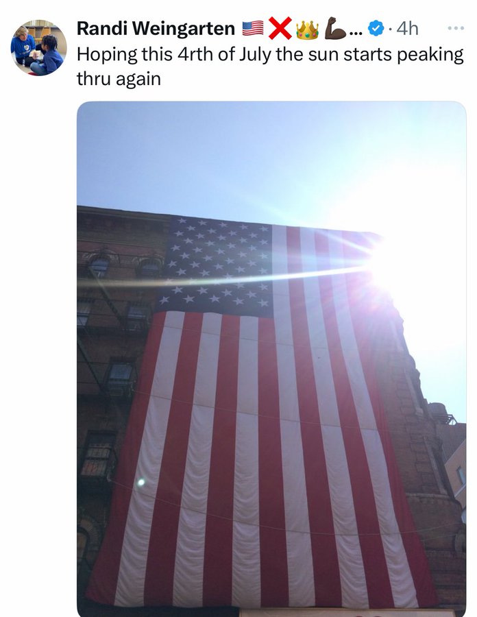 This is a teachers union leader who doesn’t know how to use correct grammar or spelling.