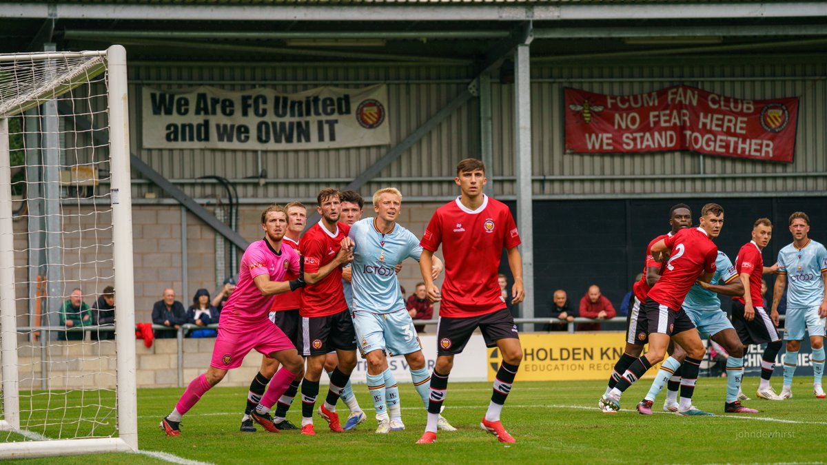 Football is back with #BCAFC 1-0 winners at <a href="/FCUnitedMcr/">FC United of Manchester 🟥⬜⬛</a>. #Bradford 2/2