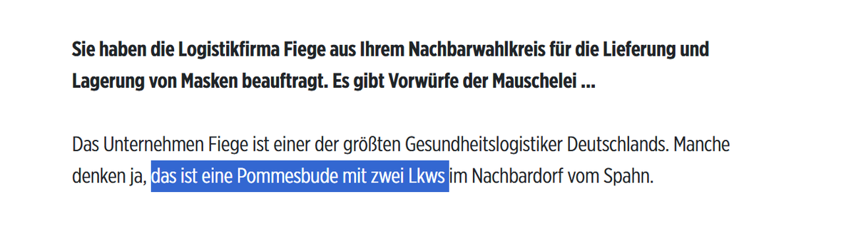DraconTV's tweet image. Hallo @jensspahn
Also Fiege ist keine Pommesbude mit zwei LKWs?
Das stimmt, laut ungeschwärzten Bericht hatten sie max. VIER LKW KAPAZITÄT für Bestimmtes und die waren in kurzer Zeit maximal überfordert.
Danke für weitere konkrete Beispiele von deinen Milliardenschäden.