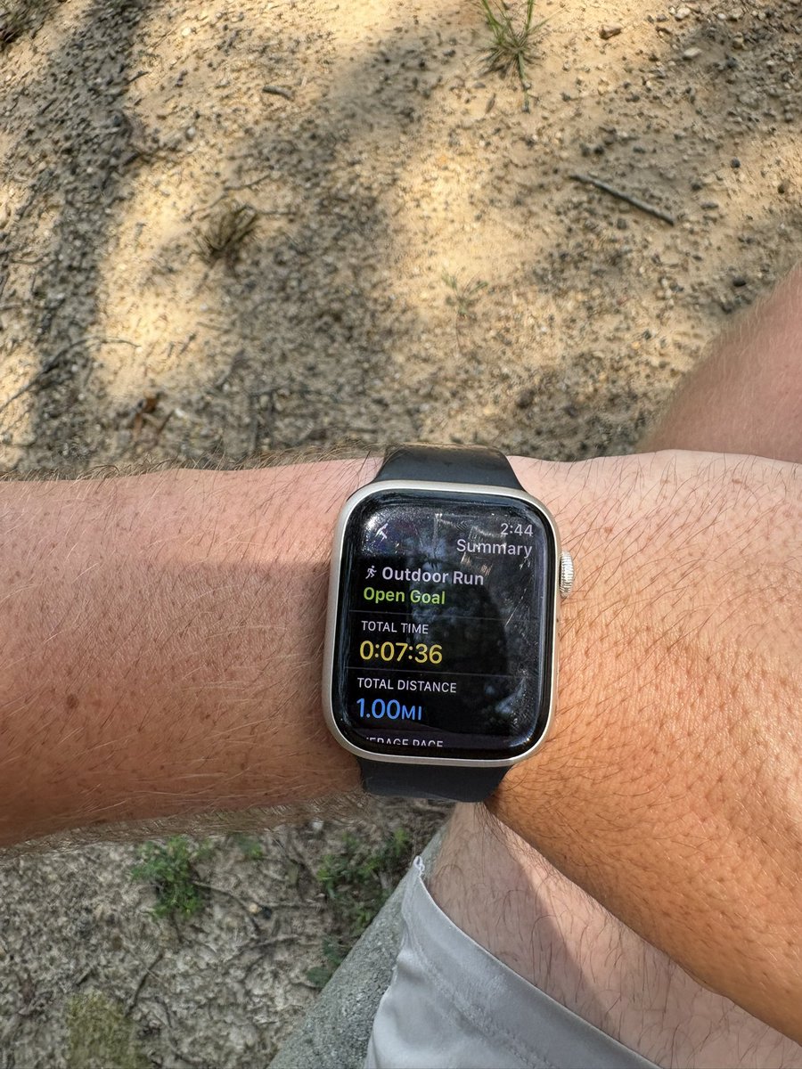 Fastest mile since surgery. Better each day‼️