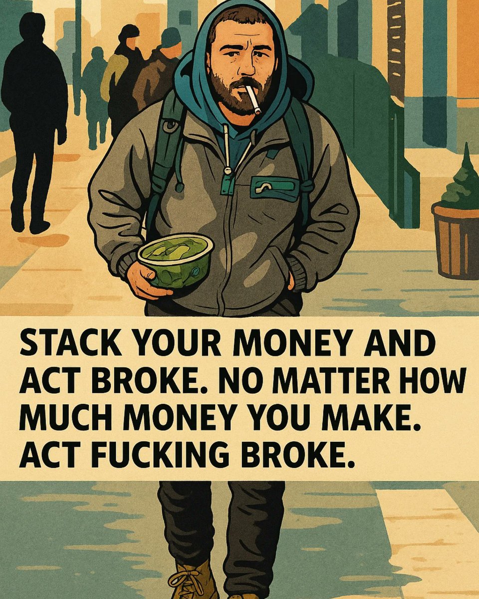 I don't know who needs to hear this, but THIS is some of the worse advice anyone can give. They want you to be less competitive and low vibration. Don't fall for it. It is not humble to act poor.