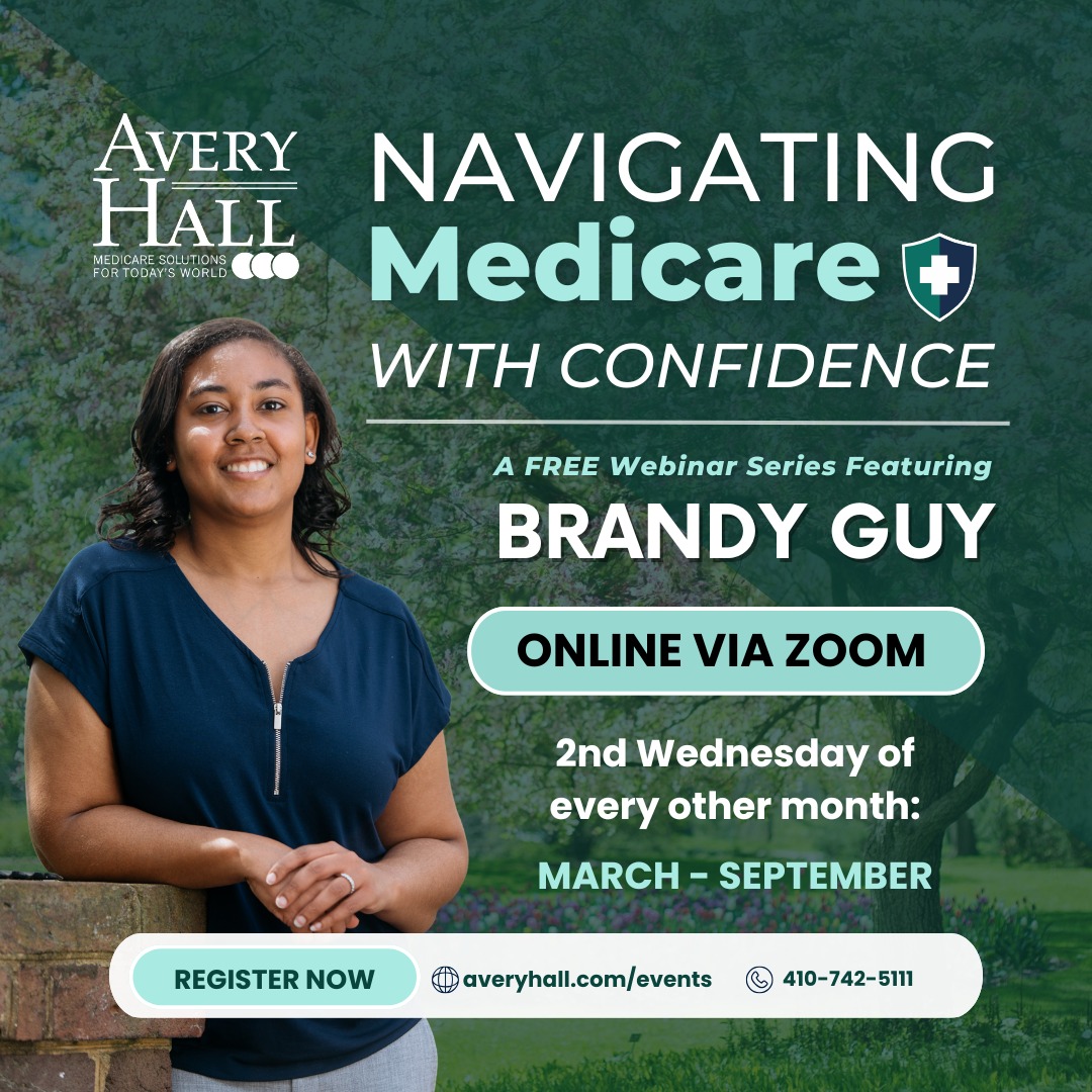 Avery Hall Insurance Group (@averyhallins) on Twitter photo FREE Educational Medicare Webinar! ‼️
You can register for the event online at averyhall.com/events , or contact Avery Hall at 410-742-5111, or by emailing mroy@averyhall.com.
#freemedicarehelp #medicarewebinar #medicarequestions #turning65 FREE Educational Medicare Webinar! ‼️
You can register for the event online at averyhall.com/events , or contact Avery Hall at 410-742-5111, or by emailing mroy@averyhall.com.
#freemedicarehelp #medicarewebinar #medicarequestions #turning65