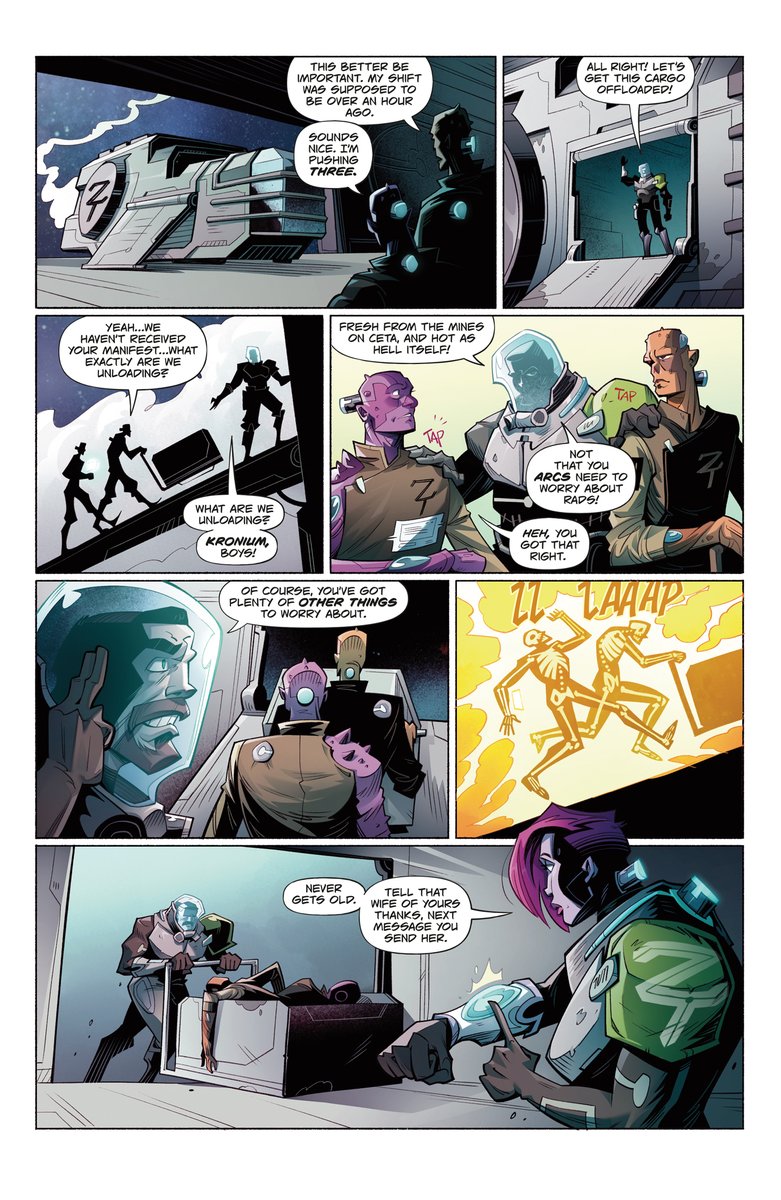 DarkHorseComics's tweet image. Reminder: Arcbound continues this week with issue #5! Details: bit.ly/40AJLyv

Whose side is Kai even on, anyway?

By @Ssnyder1835, @FrankTieri, @ryansmallman, @frankhorlw, Buddy Beaudoin. With @Arcbound and actor Tom Hardy