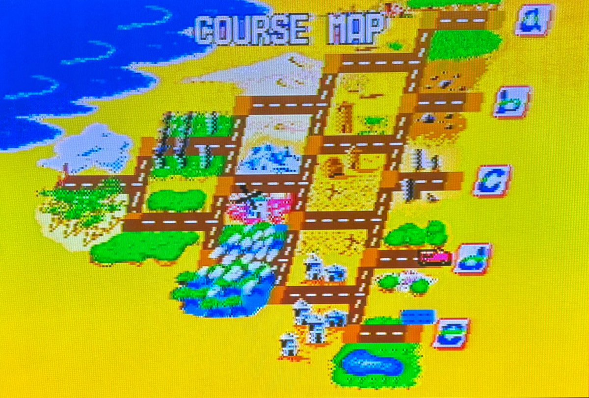 #MSX 2 アウトラン🚘クリアするまでムキになってしまった😅最近パッドの十字キーの下が反応しなくて､ギアがハイに入らなくて投げそうになった😠そんな時､かつて足まで使ってゲームをクリアした猛者の伝説を思い出す👍キーボードの↓ボタンを足で操作してゴールしました⌨️
#SEGA  #PONYCA  #OUTRUN