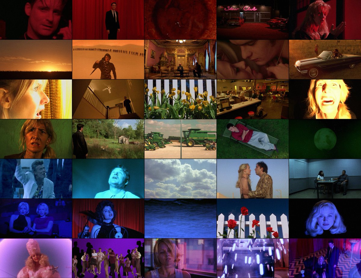 a rainbow of david lynch films