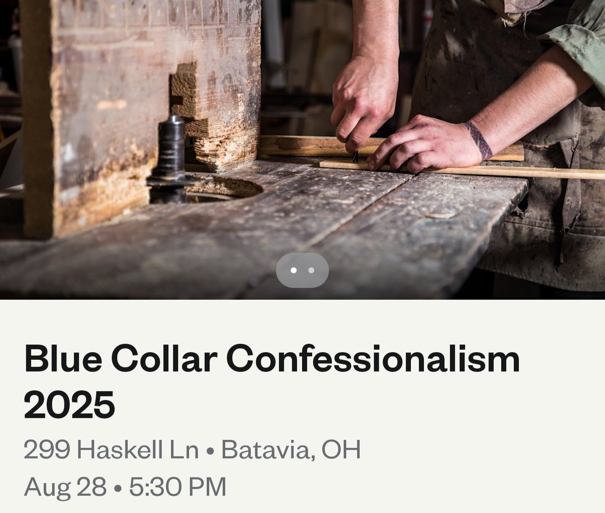 Eschatology Matters (@eschatology22) on Twitter photo Please join us at this year's Blue Collar Confessionalism 2025 "The World Right In Front of You" Conference! Hosted by <a href="/thisisfoster/">Michael Foster</a> , with our good friends <a href="/YourCalvinist/">Keith Foskey</a> and <a href="/William_E_Wolfe/">William Wolfe đșđž</a> among others speaking. See you there! Please join us at this year's Blue Collar Confessionalism 2025 "The World Right In Front of You" Conference! Hosted by <a href="/thisisfoster/">Michael Foster</a> , with our good friends <a href="/YourCalvinist/">Keith Foskey</a> and <a href="/William_E_Wolfe/">William Wolfe đșđž</a> among others speaking. See you there!