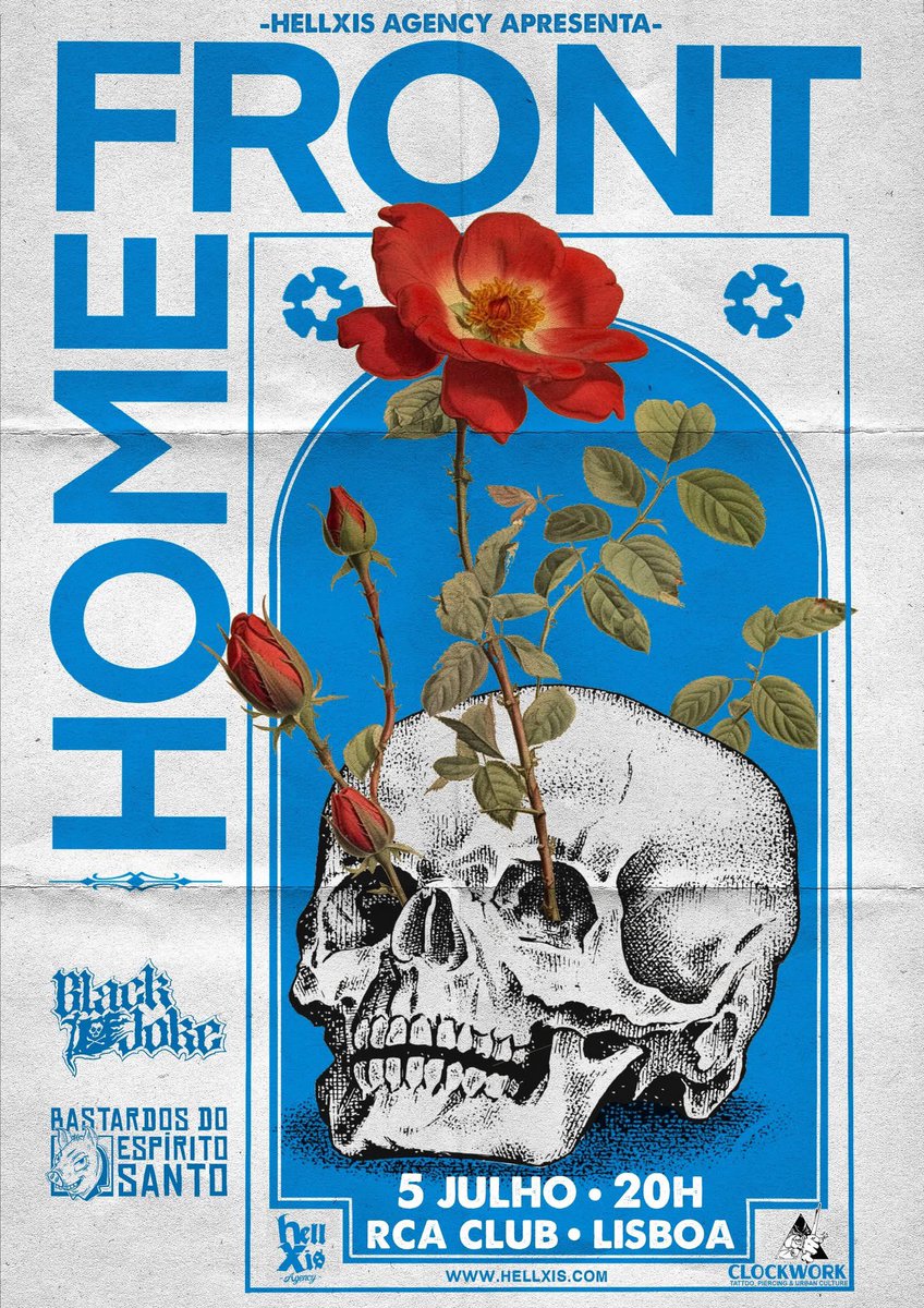 Bastardos do Espírito Santo + Black Joke + Home Front Live @ RCA CLUB, Lisboa 5.07.2025 - 21:00