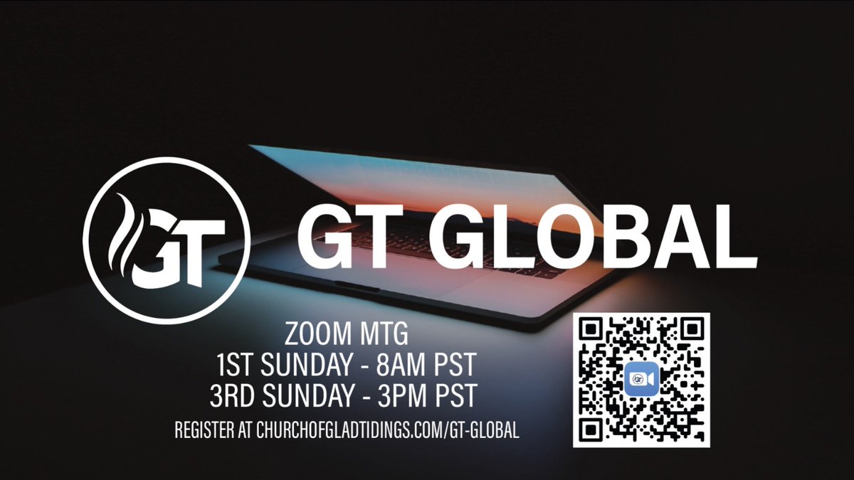 GT Global

🌍 GT Global Zoom Meetings are here!
💻 Join believers from around the world on:
📆 1st Sunday @ 8 AM PST
📆 3rd Sunday @ 3 PM PST

🔗 Register at churchoftidings.com/gt-global
Let’s connect and grow together in faith!

#GTGlobal #GlobalChurch #OnlineWorship #FaithCommunity