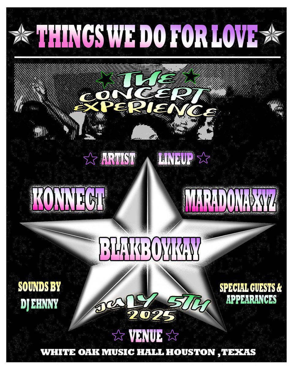 🔥 TONIGHT! 🔥 blakboykay is bringing the 'Things We Do For Love: The Concert Experience' to the Upstairs stage.

Doors at 6pm, get your last min tix now: flys.pw/xaf 🎟️