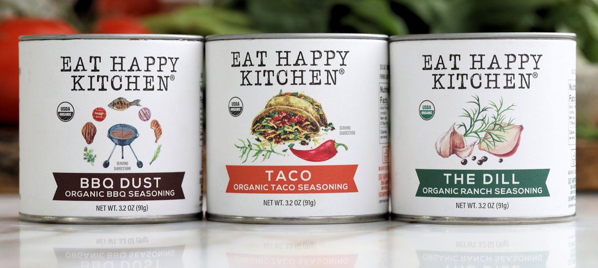 AnnaVocino's tweet image. Spice up your meals with Eat Happy Kitchen Dusts! Elevate your cooking game and add some flavor without the fillers to your dishes. Available at eathappykitchen.com
#EatHappyKitchen #SpiceUpYourLife #CookingAdventures #FlavorfulDishes #KitchenEssentials