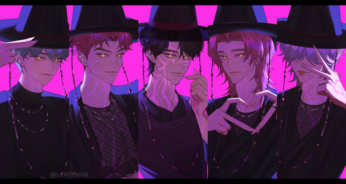 leafimochi's tweet image. the honmoon is doomed dawg 😭#KPOPDEMONHUNTERS #sajaboys