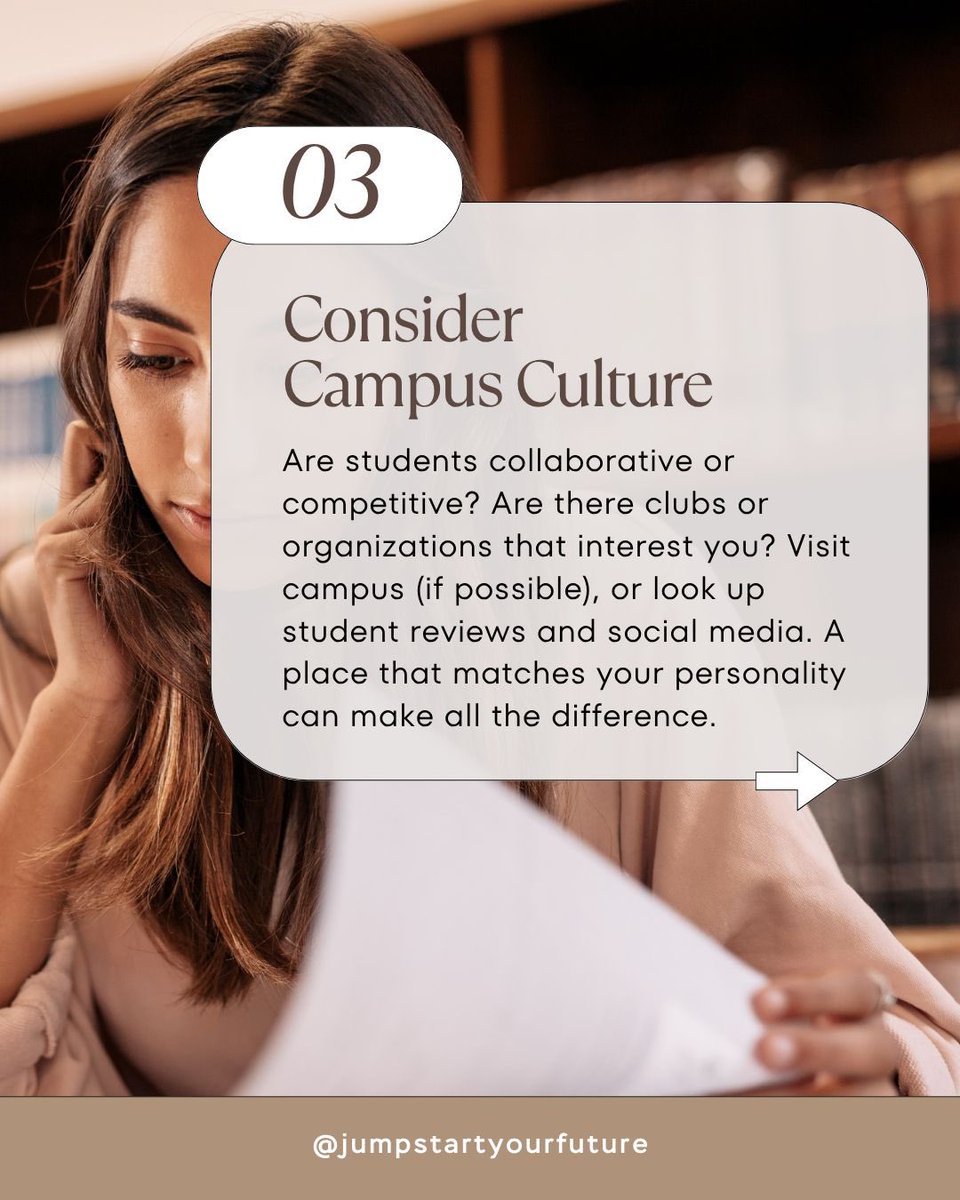 JessAzout's tweet photo. Choosing the right college isn’t about prestige — it’s about alignment.
Do you feel like you belong there? Can you grow there? Will you be supported? https://t.co/f1bCYhrB1K