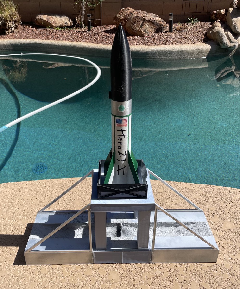 Mythostch's tweet image. You can now print and build your very own Hera 2 rocket thanks to @Shockwave130524! This paper model is based on our most recent booster, Crusade. Download yours here:
cdn.discordapp.com/attachments/13…