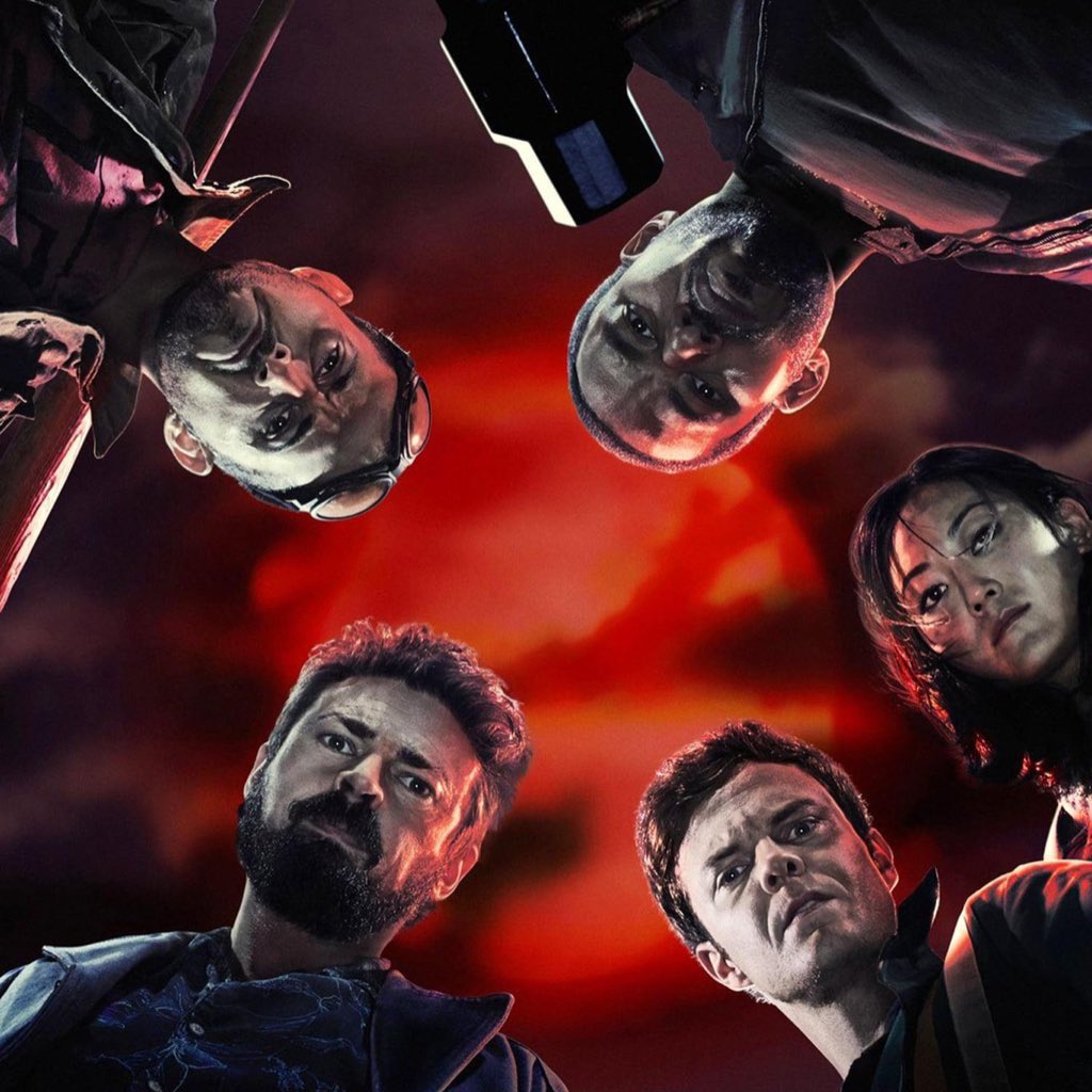 DiscussingFilm (@discussingfilm) on Twitter photo ‘THE BOYS’ cast recreate the Season 1 poster as they wrap filming on the final season. ‘THE BOYS’ cast recreate the Season 1 poster as they wrap filming on the final season.