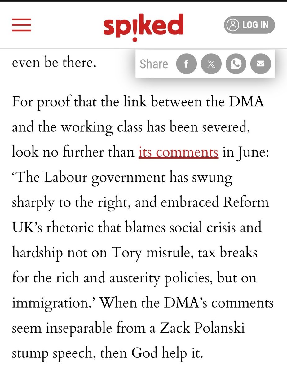 Spiked having a normal one.

They can't quite believe Durham Miners Association are positive about migrants.

Neglecting generations of working class solidarity with marginalised groups.

Newsflash: People are generally pretty compassionate when not fed Daily Mail spleen.