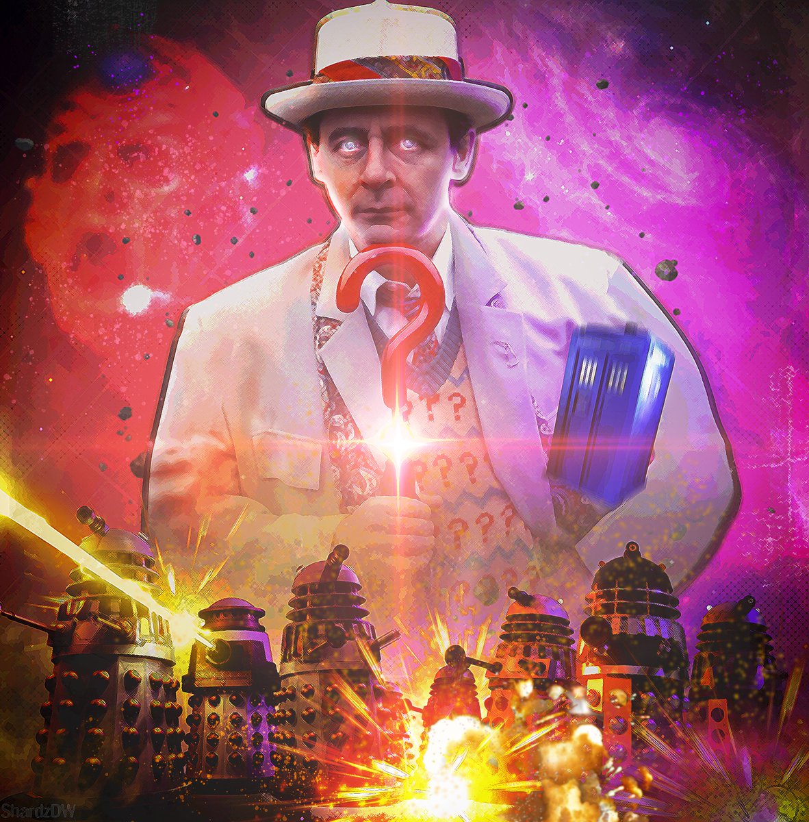 ShardzDW's tweet image. ❓🌌🗑️🪠💥🔥

#DoctorWhoFanArt #DoctorWho @bigfinish