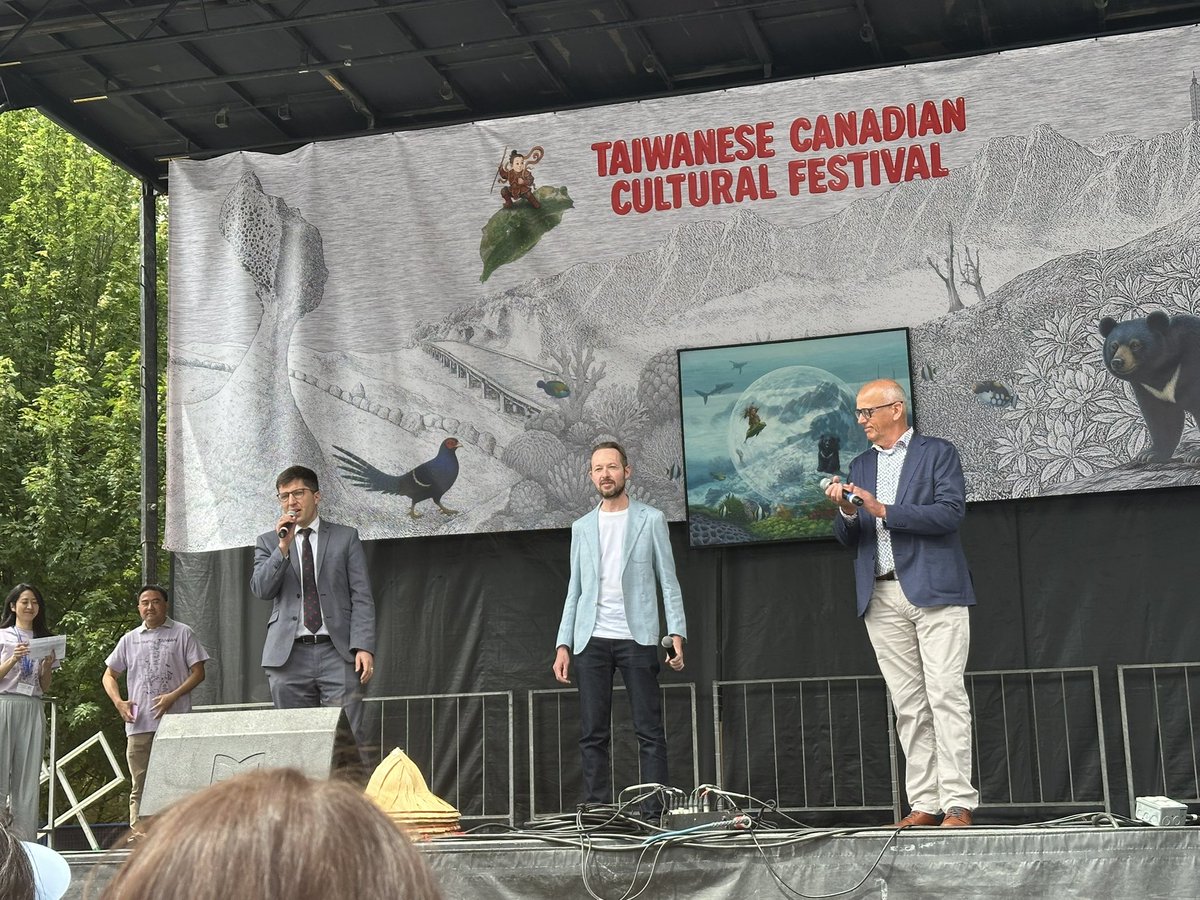 Garnett Genuis (@garnettgenuis) on Twitter photo Exciting to be at the Taiwanese Canadian Cultural Festival today, with <a href="/MichaelCooperMP/">Michael Cooper, MP</a> and <a href="/takovanpopta/">Tako van Popta</a>.
Conservatives stand with Taiwan, and recognize that Canadians benefit from strengthening our economic and political ties with Taiwan. Exciting to be at the Taiwanese Canadian Cultural Festival today, with <a href="/MichaelCooperMP/">Michael Cooper, MP</a> and <a href="/takovanpopta/">Tako van Popta</a>.
Conservatives stand with Taiwan, and recognize that Canadians benefit from strengthening our economic and political ties with Taiwan.