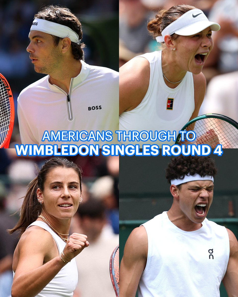 USTA (@usta) on Twitter photo Four into Round 4! 🇺🇸 Four into Round 4! 🇺🇸