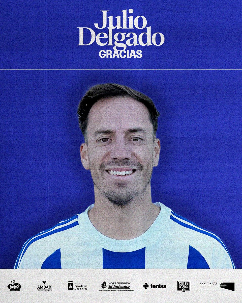 🚨𝐎𝐅𝐈𝐂𝐈𝐀𝐋🚨

Gabri Palmás y Julio Delgado no continúan en la SD Ejea.

Los dos atacantes gallegos ponen fin a su etapa con el club de las Cinco Villas. 

Desde la SD Ejea queremos dar las gracias a ambos y desearles mucha suerte en el futuro👏💪