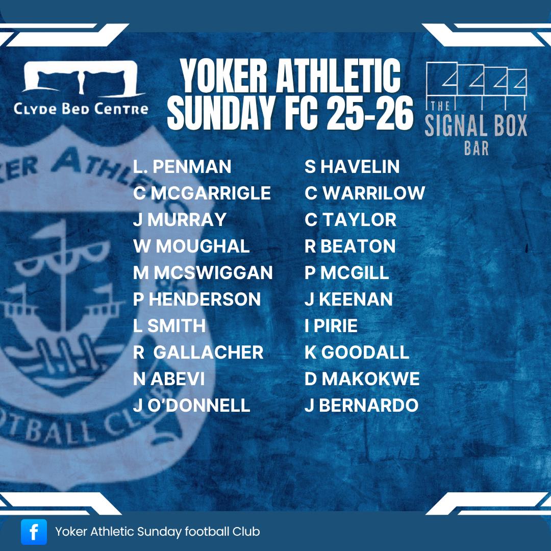 YokerAthleticSundayFC tweet media