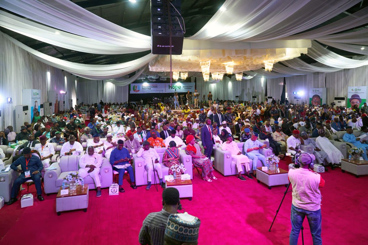 I joined my brothers for the APC South-South Stakeholders Meeting held in Benin City, where we engaged in thoughtful discussions on key regional and national issues, reviewing our progress and charting a course for sustained development across the South-South.

We unanimously