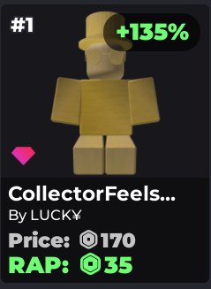 someone is selling this for 170 if anyone wants it
roblox.com/catalog/125775…