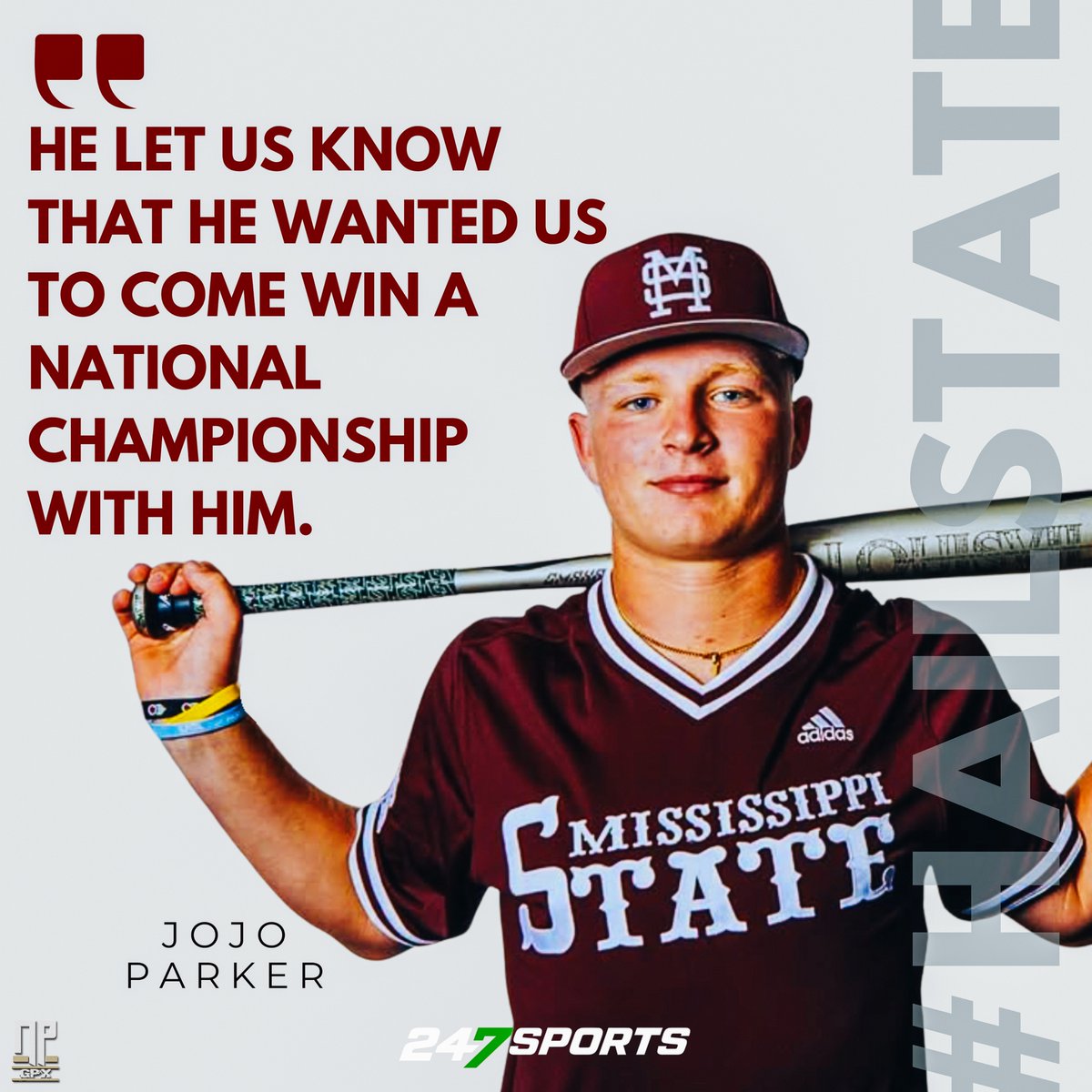 NPGPX Design (@nathanpurvis) on Twitter photo JoJo Parker (<a href="/Parker2Jojo/">Jojo_Parker2</a>), the Mississippi State Baseball signee from Purvis High School (Purvis, MS), visits with Steve Robertson about his plans regarding his upcoming baseball future. #HailState
247sports.com/college/missis… JoJo Parker (<a href="/Parker2Jojo/">Jojo_Parker2</a>), the Mississippi State Baseball signee from Purvis High School (Purvis, MS), visits with Steve Robertson about his plans regarding his upcoming baseball future. #HailState
247sports.com/college/missis…
