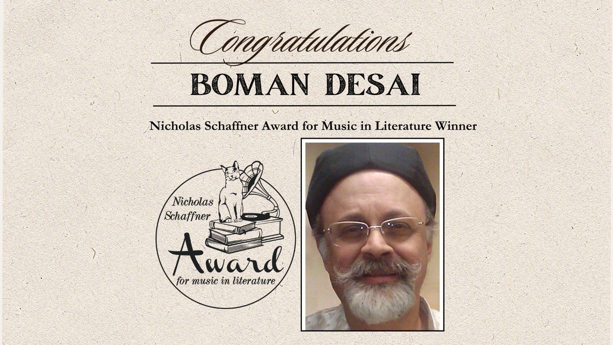 Boman Desai of Chicago, IL is the winner of the 2025 Nicholas Schaffner Award for Music in Literature for his novel "Brahms Comes to Dinner," which we will publish in June 2026!

Congrats to Boman &amp; our finalists: Andre Miftaraj, Linda Raven-Woods, Kase Johnstun, and Jim Currie.
